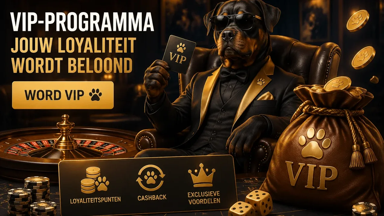 Spindog Casino VIP-programma — Word beloond voor je loyaliteit